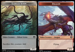 Eldrazi Scion (0002) // Dragon (0021) Double-Sided Token