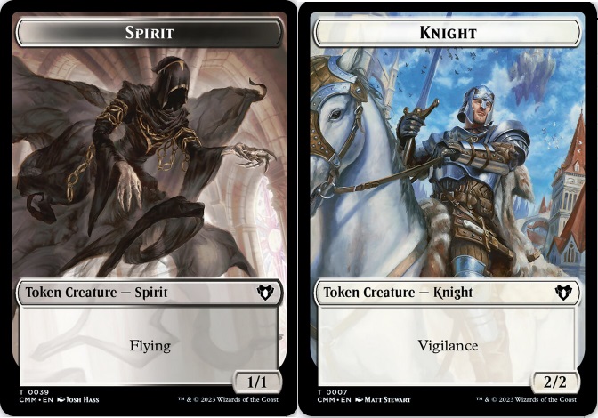 Spirit (0039) // Knight (0007) Double-Sided Token