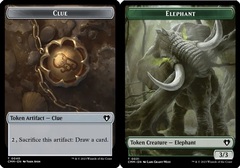 Clue (0040) // Elephant (0031) Double-Sided Token