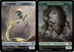 Servo (0045) // Phyrexian Beast (0034) Double-Sided Token