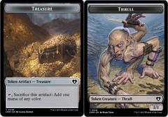 Treasure (0048) // Thrull (0018) Double-Sided Token