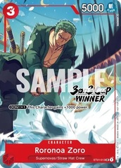 Roronoa Zoro - ST01-013 - P (3-on-3 Cup) (Winner)