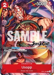 Usopp - OP01-004 - R (3-on-3 Cup) (Participant)