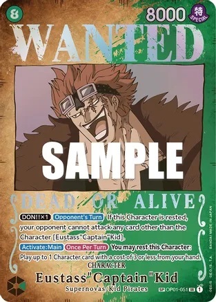 Eustass Captain Kid - OP01-051 - Foil (Wanted Poster)