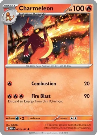 Charmeleon - 005/165 - Uncommon