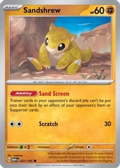 Sandshrew - 027/165 - Common - Reverse Holo