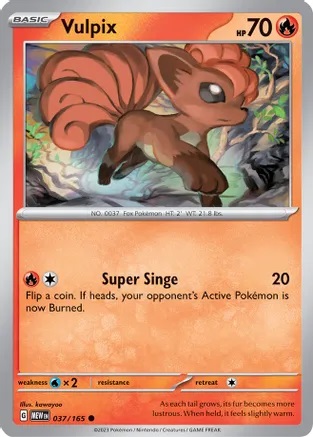 Vulpix - 037/165 - Common