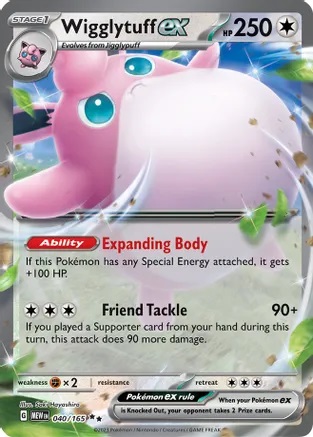 Wigglytuff ex - 040/165 - Double Rare