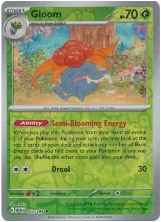 Gloom - 044/165 - Uncommon - Reverse Holo