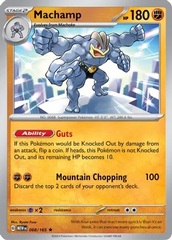 Machamp - 068/165 - Holo Rare - Reverse Holo