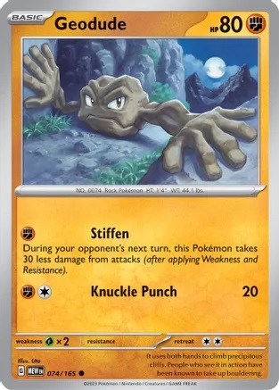 Geodude - 074/165 - Common