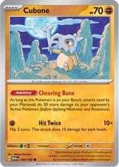 Cubone - 104/165 - Common - Reverse Holo