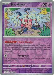 Mr. Mime - 122/165 - Holo Rare - Reverse Holo