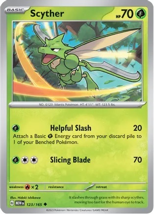 Scyther - 123/165 - Uncommon