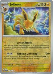 Jolteon - 135/165 - Holo Rare - Reverse Holo