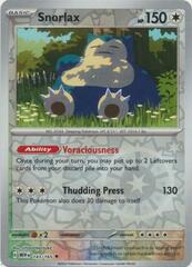 Snorlax - 143/165 - Uncommon - Reverse Holo