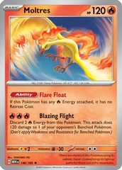 Moltres - 146/165 - Holo Rare - Reverse Holo