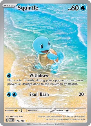 Squirtle - 170/165 - Illustration Rare