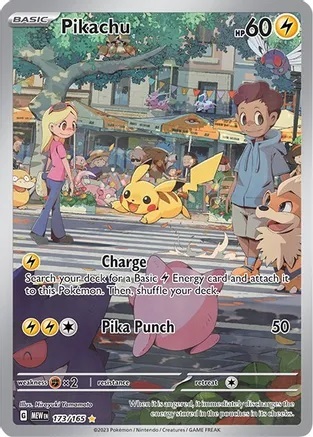 Pikachu - 173/165 - Illustration Rare