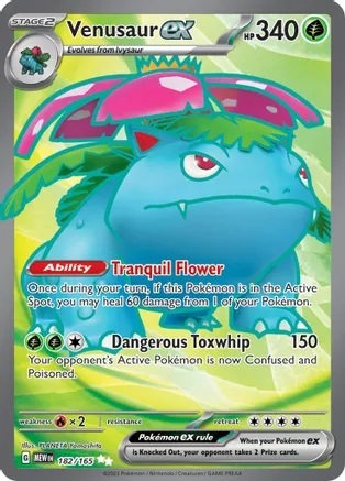 Venusaur ex - 182/165 - Ultra Rare