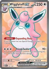 Wigglytuff ex - 187/165 - Ultra Rare