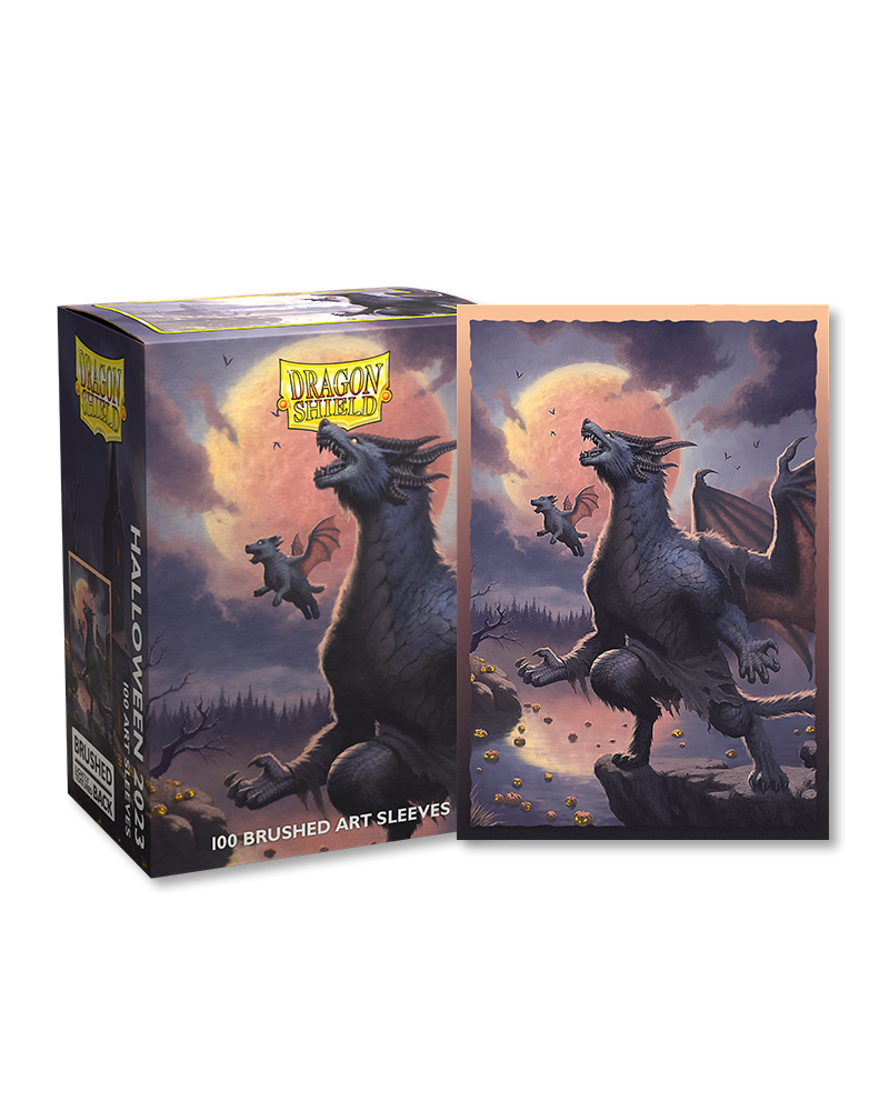 Dragon Shield - Halloween 2023 - Brushed Art Sleeves - Standard Size