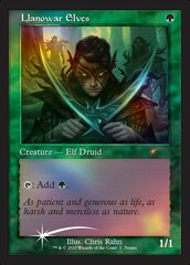 Llanowar Elves (Retro Frame) - Foil