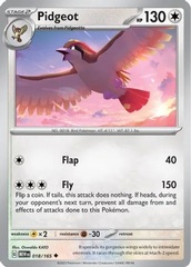 Pidgeot - 018/165 - Uncommon - Reverse Holo