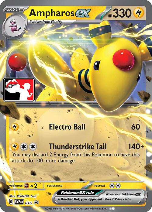 Ampharos ex - 016 - Promotional