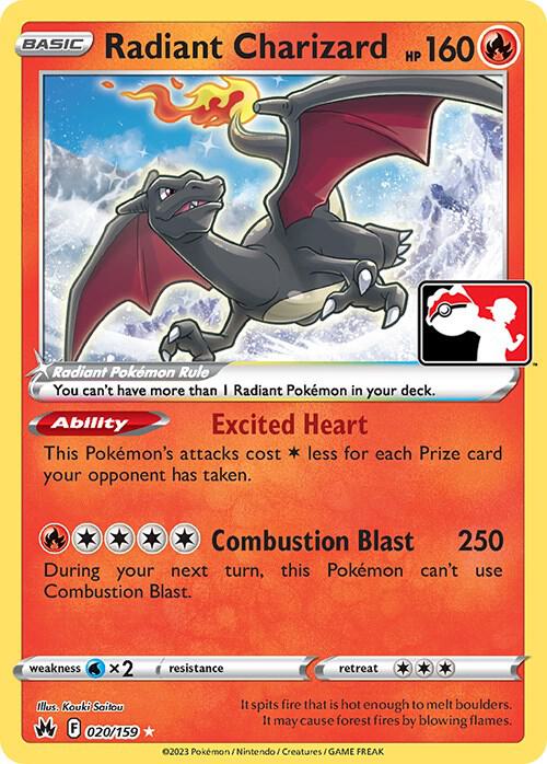 Radiant Charizard - 020/159 - Radiant Rare