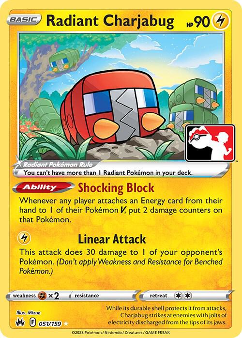 Radiant Charjabug - 051/159 - Radiant Rare