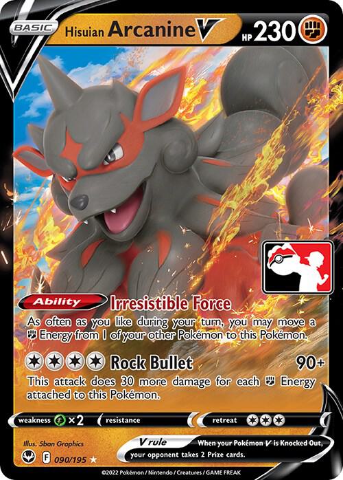 Hisuian Arcanine V - 090/195 - Ultra Rare