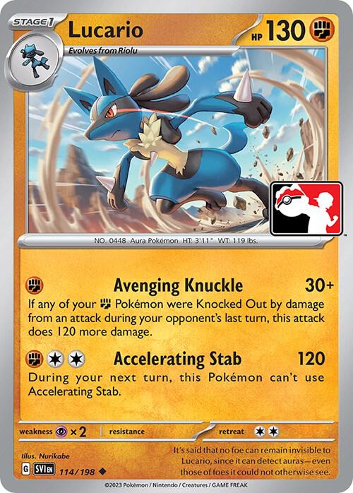 Lucario - 114/198 - Uncommon Holo