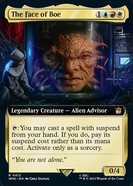 The Face of Boe - Extended Art