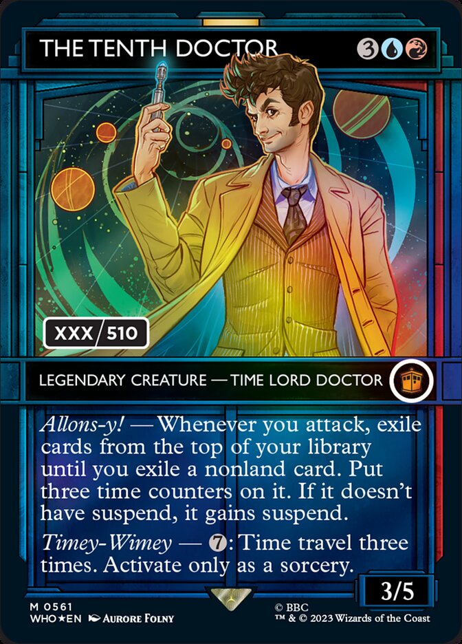 The Tenth Doctor - Foil - Showcase - Serialized