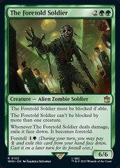 The Foretold Soldier - Foil