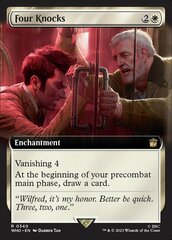 Four Knocks - Foil - Extended Art