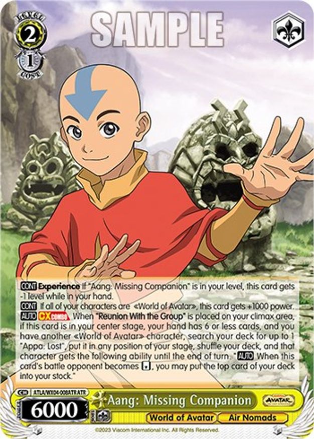 Aang: Missing Companion - ATLA/WX04-008ATR - ATR