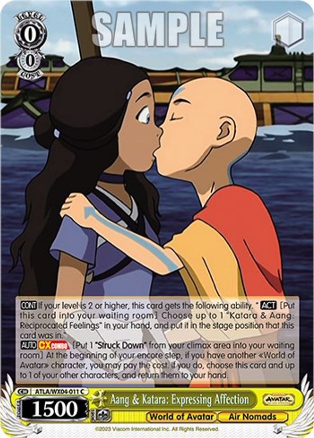 Aang & Katara: Expressing Affection - ATLA/WX04-011 - C