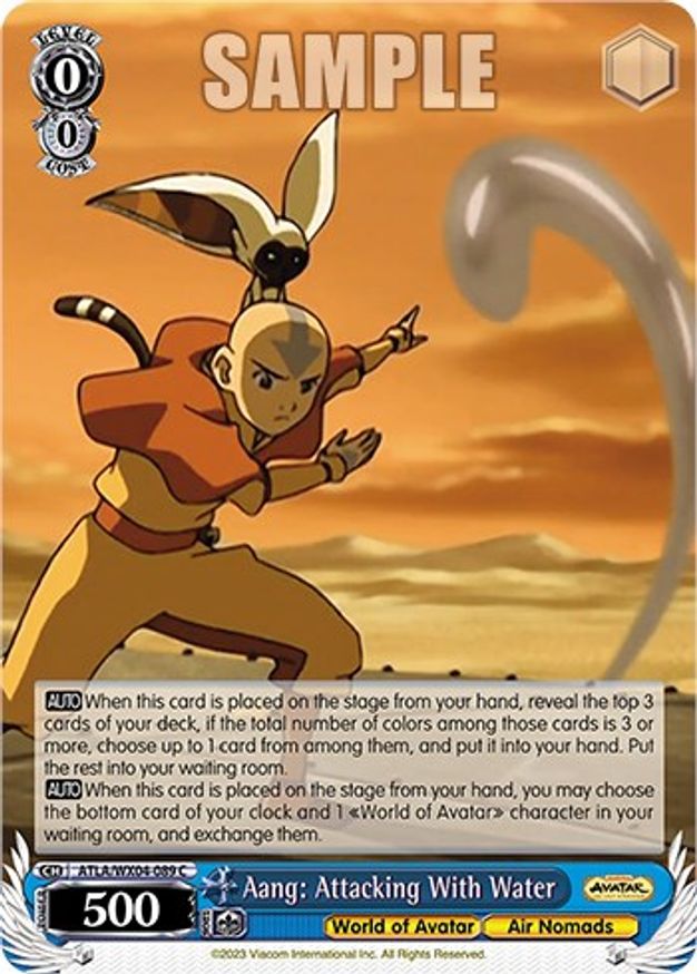 Aang: Attacking With Water - ATLA/WX04-089 - C