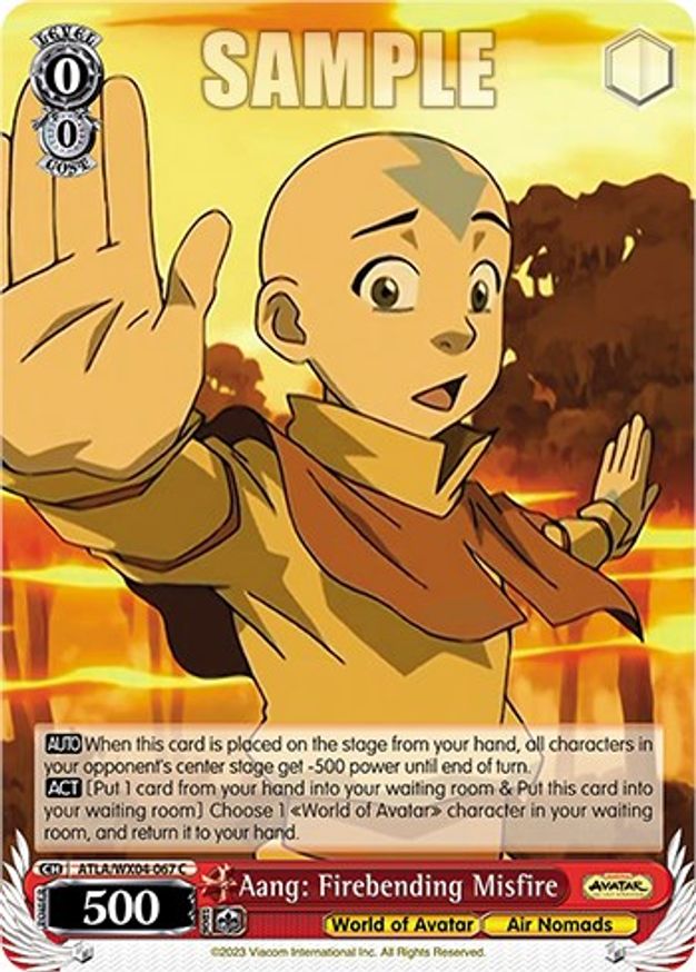 Aang: Firebending Misfire - ATLA/WX04-067 - C