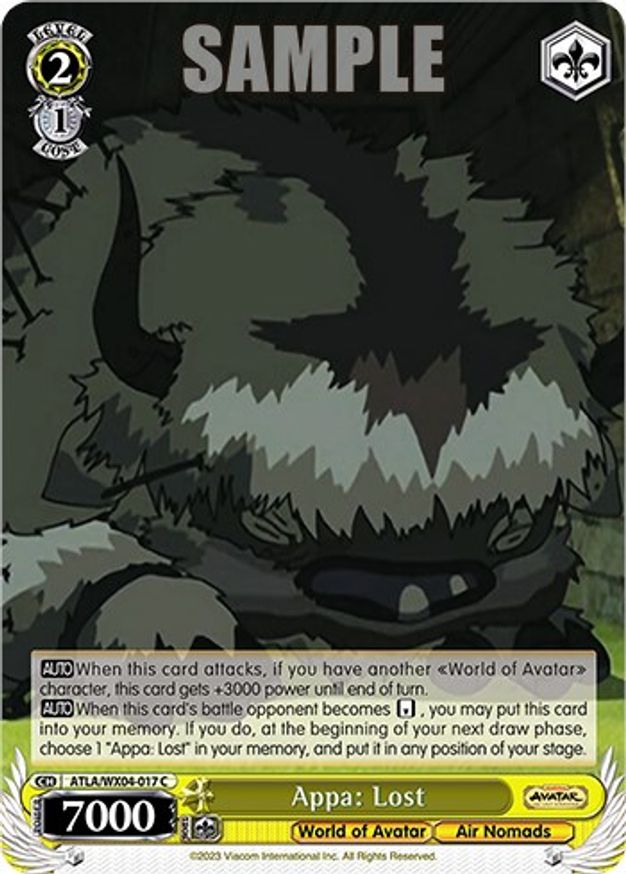 Appa: Lost - ATLA/WX04-017 - C