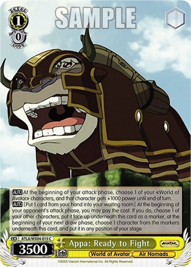 Appa: Ready to Fight - ATLA/WX04-015 - C