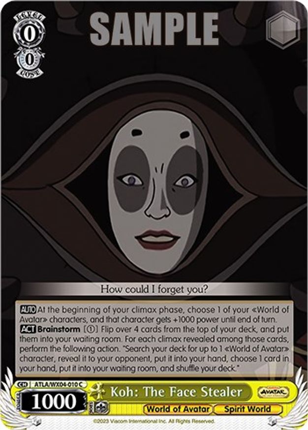 Koh: The Face Stealer - ATLA/WX04-010 - C
