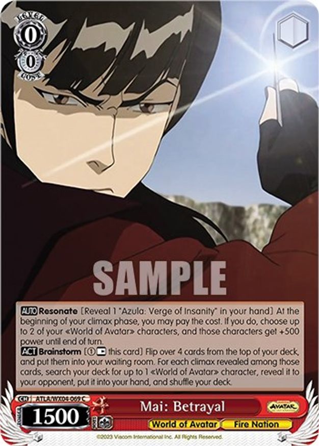 Mai: Betrayal - ATLA/WX04-069 - C