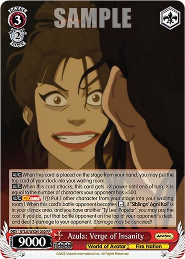 Azula: Verge of Insanity - ATLA/WX04-050 - RR