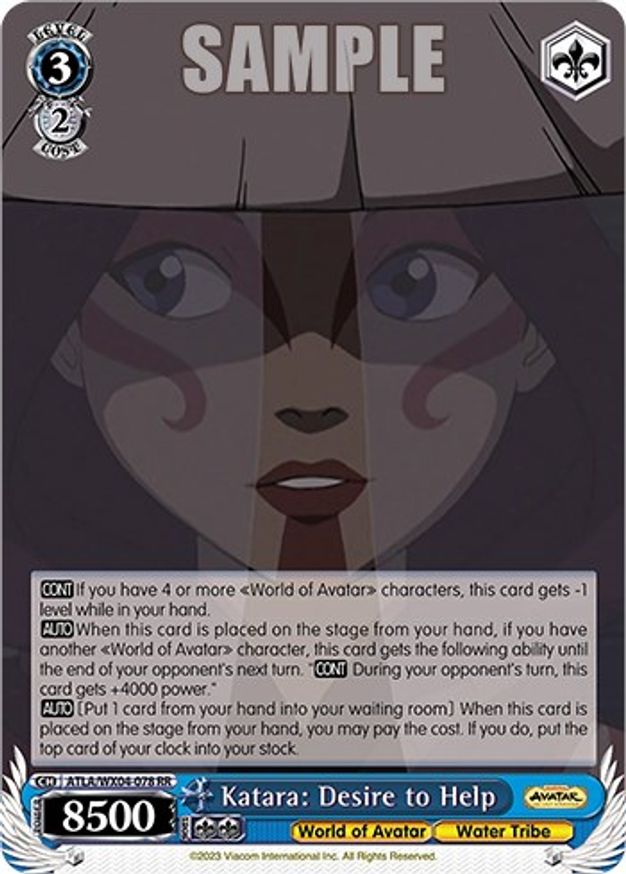 Katara: Desire to Help - ATLA/WX04-078 - RR
