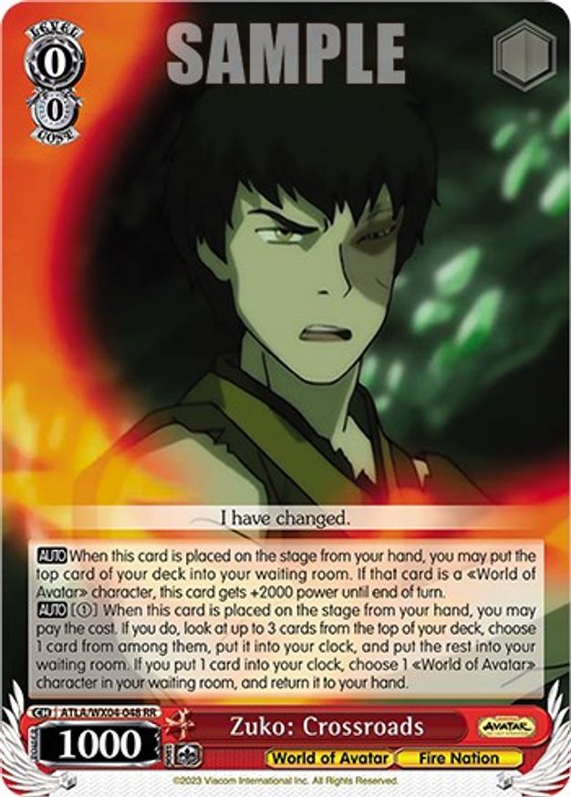Zuko: Crossroads - ATLA/WX04-048 - RR