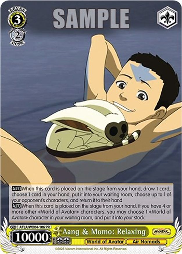 Aang & Momo: Relaxing - ATLA/WX04-106 - PR
