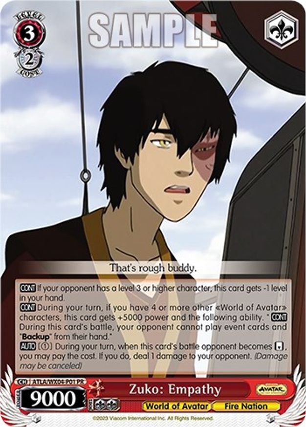 Zuko: Empathy - ATLA/WX04-P01 - PR